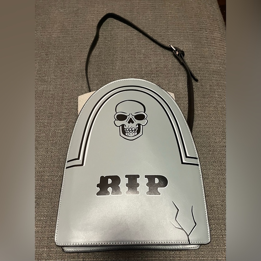 Skull RIP Crossbody Bag
